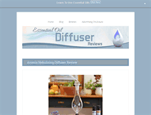 Tablet Screenshot of essential-oil-diffuser-reviews.com